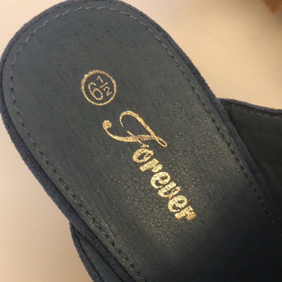 New Forever embellished mules Sz 6.5 - Picture 5 of 5